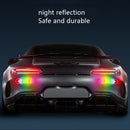 2 Sets Car Safety Warning Reflective Anti-Strike Stickers, Colour: Epoxy Red