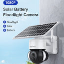 SHIWOJIA Waterproof WiFi Solar Dome IP Camera, Support Two-way Audio & PIR Motion Detection & Night Vision & TF Card(1080P Graffiti Solar WiFi Version)