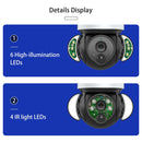 SHIWOJIA Waterproof WiFi Solar Dome IP Camera, Support Two-way Audio & PIR Motion Detection & Night Vision & TF Card(1080P Graffiti Solar WiFi Version)