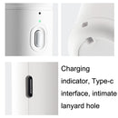 DF-F23 USB Portable Bladeless Turbo Handheld Fan(White)