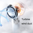 DF-F23 USB Portable Bladeless Turbo Handheld Fan(White)