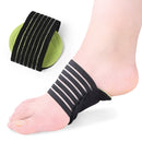 5 Pairs Thin Foot Pad Flat Foot Bow Insole(Green Black)