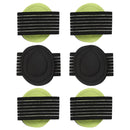 5 Pairs Thin Foot Pad Flat Foot Bow Insole(Green Black)