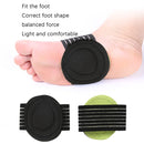 5 Pairs Thin Foot Pad Flat Foot Bow Insole(Green Black)