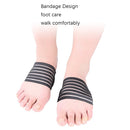 5 Pairs Thin Foot Pad Flat Foot Bow Insole(Green Black)