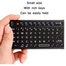 A8 Bluetooth Touch Backlit Mechanical Wireless Keyboard(White Light English Version)