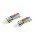 4 Sets SLK28 Metal Magnetic Buckle Elastic Free Tied Laces, Style: Colorful Magnetic Buckle