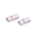 4 Sets SLK28 Metal Magnetic Buckle Elastic Free Tied Laces, Style: Pink Magnetic Buckle