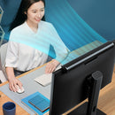 RANVOO L16 USB Screen Hanging Fan Desktop Silent Bladeless Fan(Black)