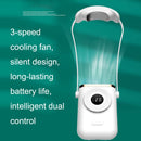 HL10 Outdoor Leafless Hanging Neck Cooling Fan(White)