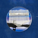 02888 Crystal Transparent Painted Kalimba Thumb Piano(Dream Elk)