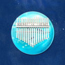 02888 Crystal Transparent Painted Kalimba Thumb Piano(Dream Ocean)