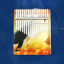 02888 Crystal Transparent Painted Kalimba Thumb Piano(Whale Teenage)