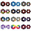 1 Pair Scooter Motor Waterproof Protective Sticker For Xiaomi Mijia M365 / M365 Pro / Pro 2 / 1S(Colorful 8)