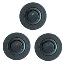5 PCS K5 Motorcycle Modified USB Button Switch(Small Blue Light)