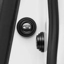 100 PCS Car Door Anti-Collision Shock Pad, Color: Black With Sports Car Logo