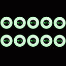 100 PCS Car Door Anti-Collision Shock Pad, Color: Luminous With Sports Car Logo