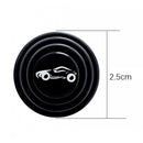 100 PCS Car Door Anti-Collision Shock Pad, Color: Luminous With Sports Car Logo