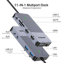 QGeeM 11 In 1 Multifunctional Type-C Extension HUB Adapter( QG-D3908)