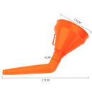 10 PCS CY12 Free Handband Filter Plastic Funnel(Orange)