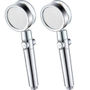 2 PCS Spiral Rotary Vortex To Boost Out Water Sprinkle Head(Fan Shower Gold)