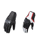 BSDDP RHA0119 Motorcycle Breathable Sheepskin Glove, Size: XL(White)