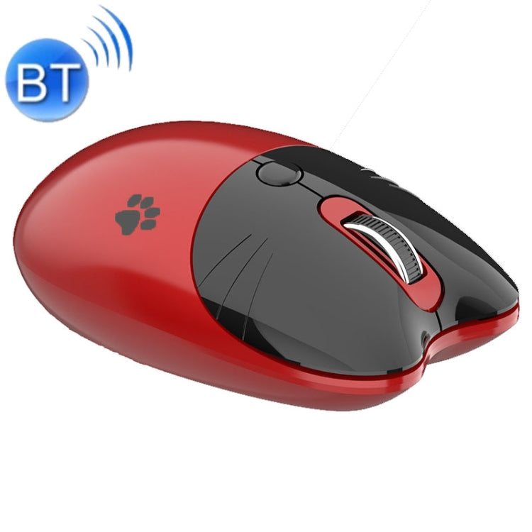 M3 3 Keys Cute Silent Laptop Wireless Mouse, Spec: Bluetooth Wireless Version (Red)
