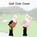 Cute Plush Animal Golf Club Knit Cover(Pink)