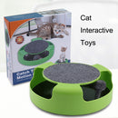 C-034 Spinning Cat Turntable Puzzle Play Board(Red)