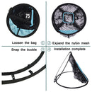 Golf Chipping Target Strike Practice Net(Blue)