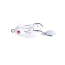 4 PCS HENGJIA Lure Sequins Double Hook Thunder Frog, Specification: 4.2cm 8g(White Black Stripes)