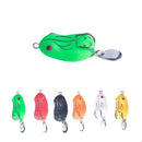 4 PCS HENGJIA Lure Sequins Double Hook Thunder Frog, Specification: 4.2cm 8g(Orange Black Stripes)