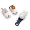 2 PCS Splicing Leather Portable Mini Golf Protective Bag(Blue)