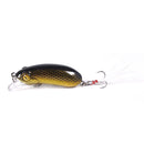 4 PCS HENGJIA CB027 10g 6cm Slow Down Feather Hook Bait(3 )