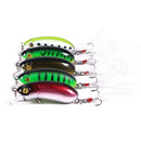 4 PCS HENGJIA CB027 10g 6cm Slow Down Feather Hook Bait(1)