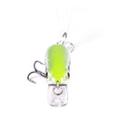 4 PCS HENGJIA CB027 10g 6cm Slow Down Feather Hook Bait(2)
