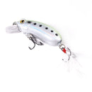 4 PCS HENGJIA CB027 10g 6cm Slow Down Feather Hook Bait(3 )