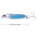 4 PCS HEGNJIA SP071 7cm 21g Seabass Sequin Lure(1)