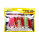 6 PCS / Bag HENGJIA SO1516 12cm / 15cm Colorful Octopus Fake Bait(12cm)