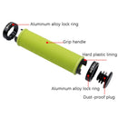 MEROCA Mountain Bike Anti-slip Shock Absorber Riding Grip Cover, Style: Bilateral Lock Thread ME15 Black