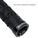 MEROCA Mountain Bike Anti-slip Shock Absorber Riding Grip Cover, Style: Bilateral Lock Sponge ME30 Red