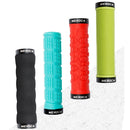 MEROCA Mountain Bike Anti-slip Shock Absorber Riding Grip Cover, Style: Bilateral Lock Sponge ME30 Red