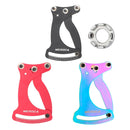 MEROCA Bicycle Ring Calibration Tool Spoke Tension Tube Wheel Set Steel Wire, Color: Black+Wrench