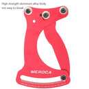 MEROCA Bicycle Ring Calibration Tool Spoke Tension Tube Wheel Set Steel Wire, Color: Red+Wrench
