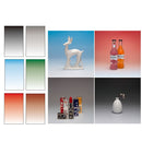 54 x 83cm Gradient Morandi Double-sided Film Photo Props Background Paper(Blue /Green)