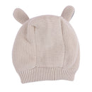 Autumn And Winter Warm Knitted Rabbit Ears Pet Hat(Red)