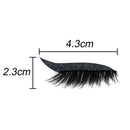 3 Sets Glitter Self-Adhesive Eyeliner Eyeshadow Sticker(Gold)