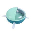Multi-Mouth Pet Self-sucking Milk Bowl Feeders(Blue)