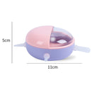 Multi-Mouth Pet Self-sucking Milk Bowl Feeders(Blue)