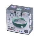 Multi-Mouth Pet Self-sucking Milk Bowl Feeders(Blue)